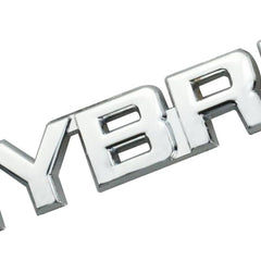 1pcs Chrome Blue Hybrid 3D Metal Car Sticker Emblem Badge Car Bike Decorative