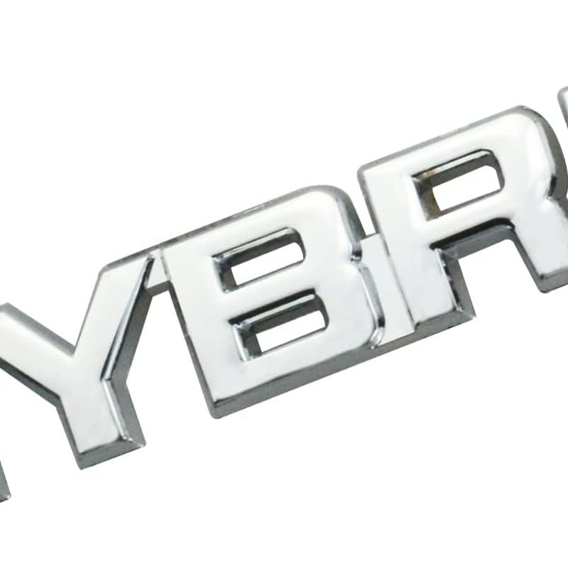 1pcs Chrome Blue Hybrid 3D Metal Car Sticker Emblem Badge Car Bike Decorative