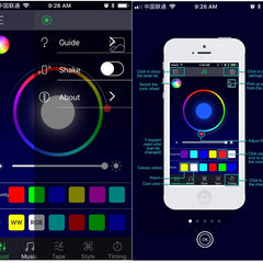 5in1 Remote & Mobile App 12V RGB App LED Car Atmosphere Light Car Interior Cool Light Multi color EL Neon Strip Lamp Bluetooth Phone Optical Fiber Lights