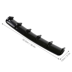 6 Fin Rear Diffuser, Aerodynamic Accessory Universal Improves Vehicle Stability Rear Bumper Spoiler for Car
