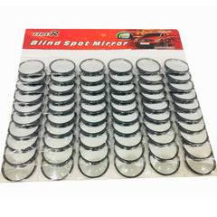 60Pcs 53mm Dia Black Self Adhesive Round Car Rear View Blind Spot Mirrors