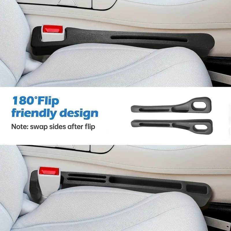 2 Pcs Car Seat Gap Filler EVA Car Seat Gap Organizer, Car Seat Gap Storage, Gap Filler Between Seat and Console Compatible