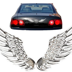 1 Pair 3D Angel Sticker Car Sticker Metal Style Decorative Car Stickers Car Styling Accessory