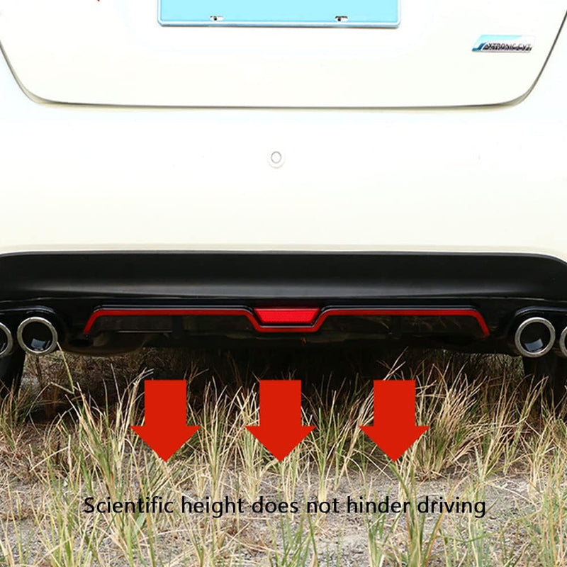 Universal Car Rear Bumper Lip Diffuser Spoiler 4 Holes Exhaust Pipe Decoration