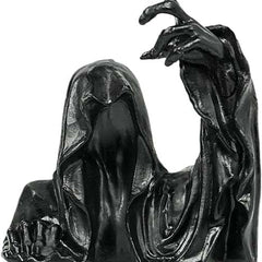 Grim Reaper Rocking Chair Figurine Cute Gothic Mini Statue For Car Dashboard Bookshelf, Desk & Home Decor Funny Resin Shelf Sitter  Gothic Decoration
