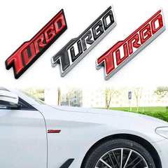 Car 3D One TURBO Logo Aluminium Alloy Metal Emblem Badge Sticker Decal