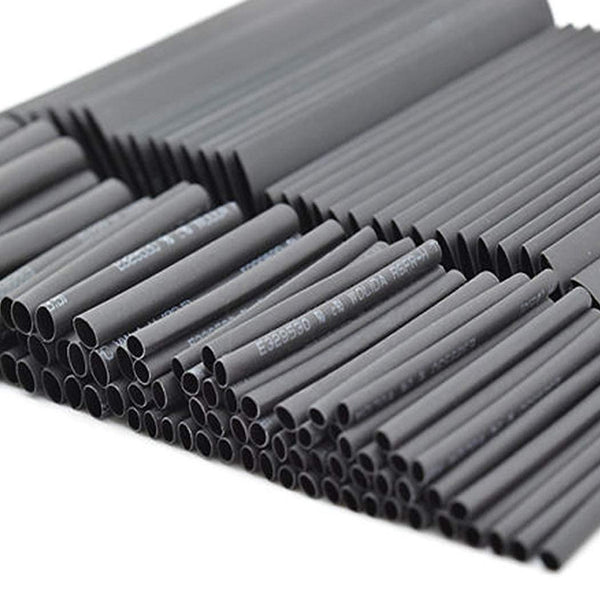127 pcs Heat Shrink Polyolefin Tubing 2:1 Electrical Wire Connection Sleeve Cable Insulation Tube Kit (7 Sizes)