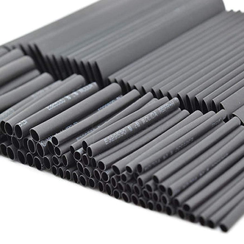127 pcs Heat Shrink Polyolefin Tubing 2:1 Electrical Wire Connection Sleeve Cable Insulation Tube Kit (7 Sizes)