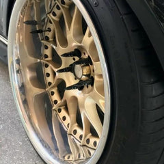 20pcs 12x1.25 / 1.5 Forged Steel Lug Nuts Extended Bullet Design 89mm True Spike