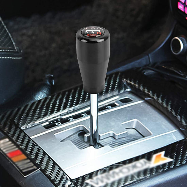 Universal Racing Manual 5 Speed Gear Shift Knob Shifter w/Adaptors M8 M10 M12