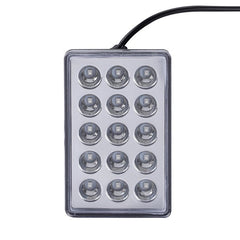 Car Clear Rear Diffuser Spoiler Lip LED Red Light With White Box For All Car