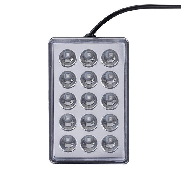 Car Clear Rear Diffuser Spoiler Lip LED Red Light With White Box For All Car