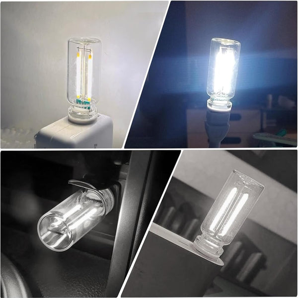 1 Pc Portable Mini Glass Bottle LED Bulb Night Neon Light for Vehicle Bedroom Hallway Camping Holiday Decoration
