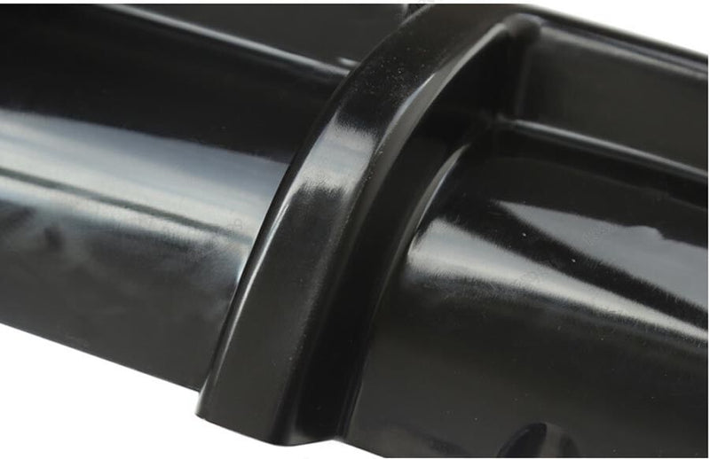 6Fin Universal Lower Rear Body Bumper Lip Diffuser Shark Fin Spoiler Gloss Black (26