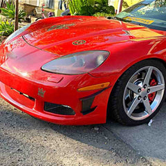 6Pcs Car Front Bumper Lip Splitter Fins Body Spoiler Canards Refit Gloss Black