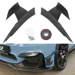 6Pcs Car Front Bumper Lip Splitter Fins Body Spoiler Canards Refit Gloss Black