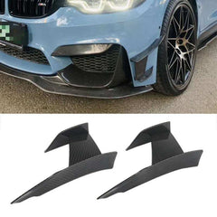6Pcs Car Front Bumper Lip Splitter Fins Body Spoiler Canards Refit Gloss Black