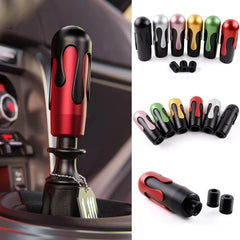 Ice Cream Stick Shift Knob with 3 Adapters Universal Aluminium Alloy Car Gear Shifter Knob Fit Most Automatic Manual Vehicles