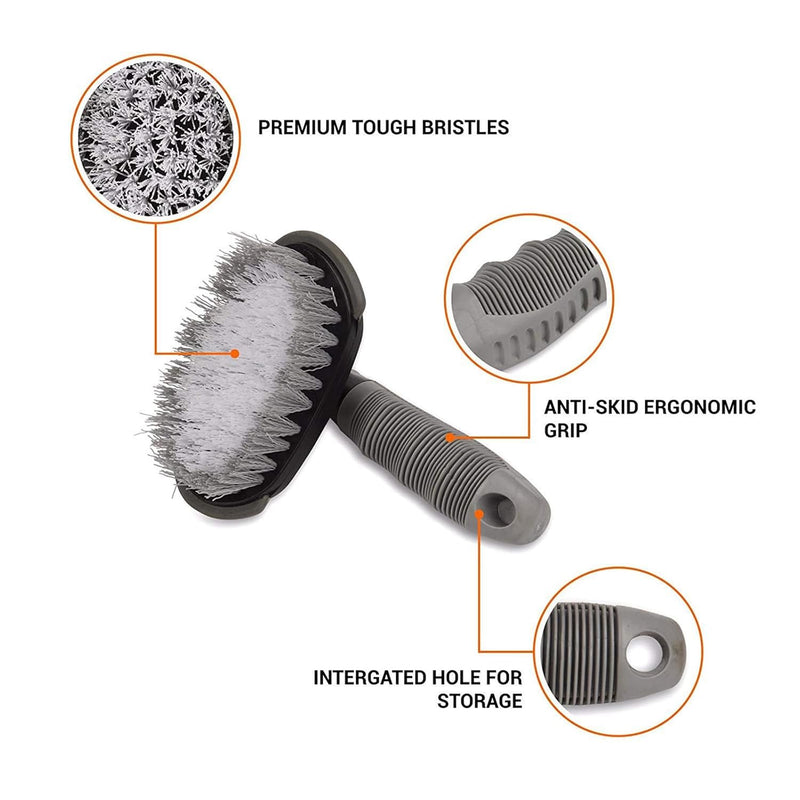 T-type Car Truck Motorcycle Wheel Tire Rim Hub Wash Brush Clean Cleaning Tool