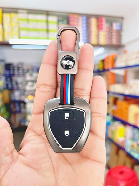 2 Button Metal Key Cover For Toyota Innova Fortuner