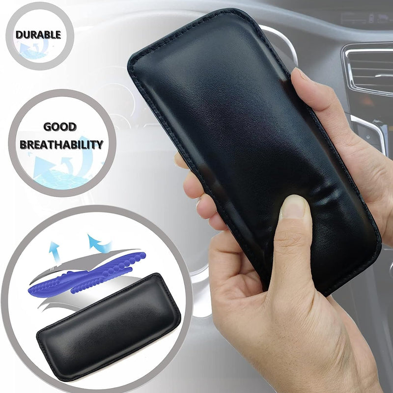 2 Pcs Car Knee Cushion Pad, Armrest Cushion, Auto Center Console Side Leg Elbow Soft Elastic Thigh Support Comfort Pillow Pain Relief Leaning Pad Interior Accessories