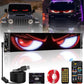 Devil Eyes Light For Cars USB 5V Flexible LED Display, Dynamic LED Colorful Eye Lamp