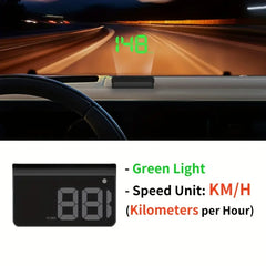 HUD Head Up Display for Car,Universal Digital Speedometer Smart Gauge Speedometer GPS Digital Speed Meter Tachometer for Car, KMH, Green