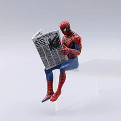 4 Pcs Spider Man Figure Miniature Set Decorative Collectible Figurines For Car Dashboard, Desk & Home Decor