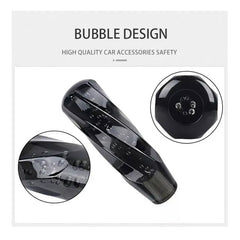 Car Shift Knob Durable Front Shift Lever Knob Universal for Automatic and Manual Vehicle Acrylic with 2 Adapter 1 Set
