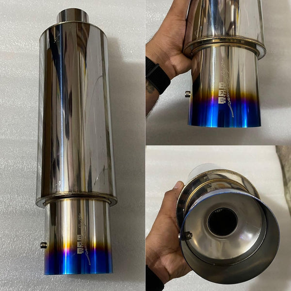 Car Exhaust Muffler Silencer with DB Killer Super Car Like Sound