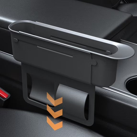 Car Seat Gap Filler Multifunctional Seat Side Seam Filler, Seat Side Storage Box With Hook Function