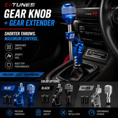 Aluminium Car Auto Shift Knob Extender Extension Adjustable Lever Gear Shifter
