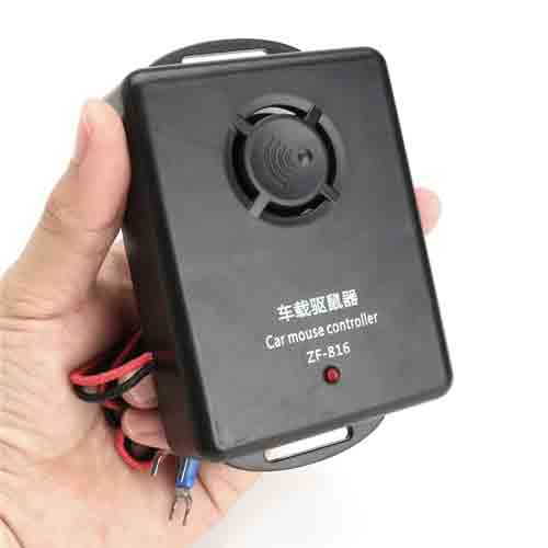 Car Ultrasonic Mouse Repeller 12V Car Truck Engine Pest Rat Repellents Rodent Controller Deterrent High-efficiency Power-saving
