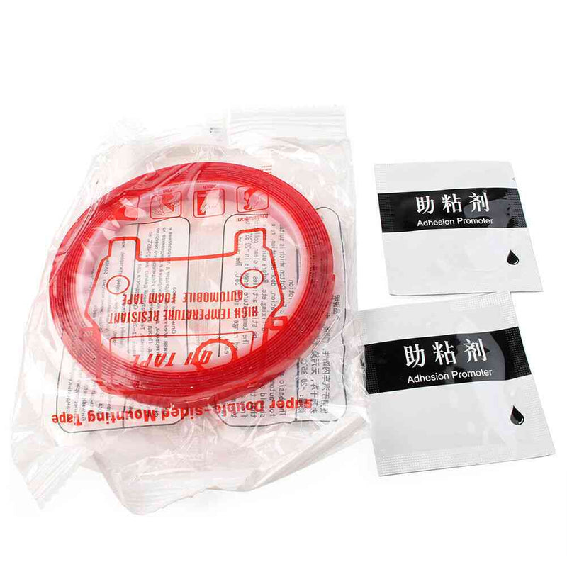 3pcs Carbon Color Universal PVC Car Rear Wing Lip Spoiler Tail Trunk Roof Trim