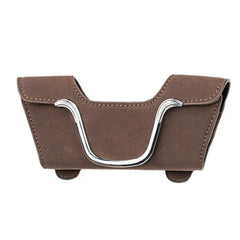 Sunglasses Holder for Car Visor Magnetic Vehicle Glasses Hanger with Clip Leather Auto Interior Eyeglasses Storage Case Accessories Universal for SUV