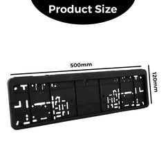 2pcs Car Number ABS Plastic Plate Frame Holder Front And Back