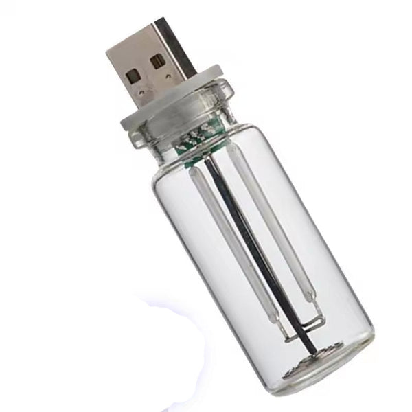 1 Pc Portable Mini Glass Bottle LED Bulb Night Neon Light for Vehicle Bedroom Hallway Camping Holiday Decoration