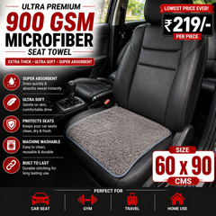 Ultra Premium 900 GSM Microfiber Car Seat Towel (60x90 cm) – Super Absorbent & Extra Thick