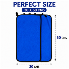 Ultra-Soft 350 GSM Microfiber Cleaning Cloth (30×60 cm) – Lint & Scratch Free