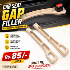 2 Pcs Car Seat Gap Filler EVA Car Seat Gap Organizer, Car Seat Gap Storage, Gap Filler Between Seat and Console Compatible