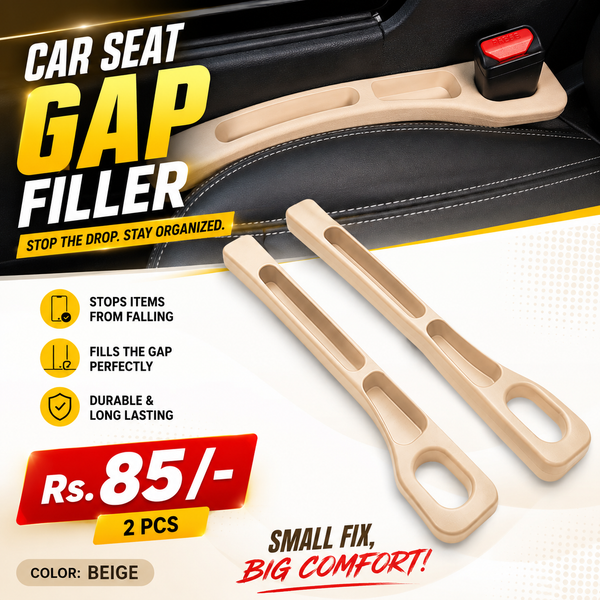 2 Pcs Car Seat Gap Filler EVA Car Seat Gap Organizer, Car Seat Gap Storage, Gap Filler Between Seat and Console Compatible