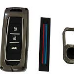 3 Button Metal Key Cover For MG Hector