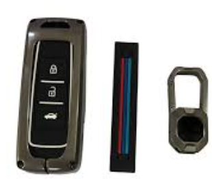 3 Button Metal Key Cover For MG Hector