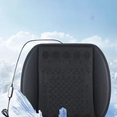 Universal Ventilated Seat Flow 3 Cooling Levels Cooling Car Seat Cushion Pad Wheelchair Cushion for Chair Home , Black