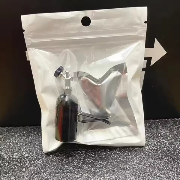 1 Pc NOS Nitrogen Bottle Shape Car Air Freshener Vent Clip Fragrance Diffuser Auto Interior Perfume Decoration