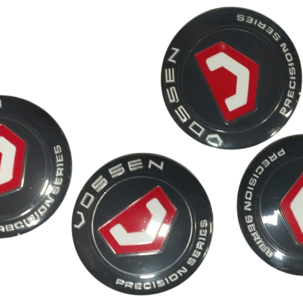 4pcs Voss Car Wheel Center Hub Cap Caps Badge Sticker Decal 60mm
