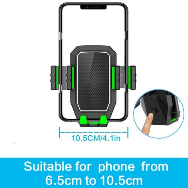 A10 Multifunctional Snack Food Tray Car Mount Rack Car Drink Holder Coffee Cup Phone Holder (Green)