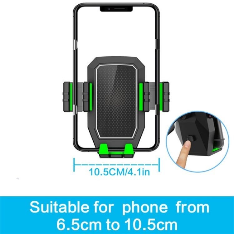 A10 Multifunctional Snack Food Tray Car Mount Rack Car Drink Holder Coffee Cup Phone Holder (Green)
