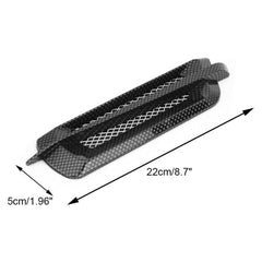 2pcs Car Side Air Flow Vent Cover Intake Grille Sticker Carbon Fiber FA
