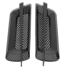 2pcs Car Side Air Flow Vent Cover Intake Grille Sticker Carbon Fiber FA